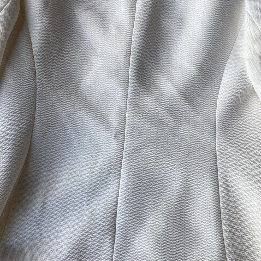 Vintage Evan-Picone Women’s Size 6 Ivory White Polyester Button Up Jacket Blazer - Picture 7 of 7